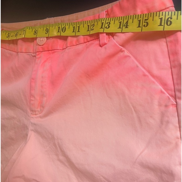 Gap Neon Orange Ombre shorts, size 4
Flat Front; Zipper Fly closure, pockets - Picture 3 of 9